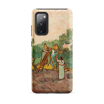Women Picking Olives - Vincent Van Gogh Phone Case Samsung Galaxy S20 Fe / Matte Phone Case Reproduction Vincent Gogh’s Painting Olive