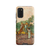 Women Picking Olives - Vincent Van Gogh Phone Case Samsung Galaxy S20 / Matte Phone Case Reproduction Vincent Gogh’s Painting Olive Gogh,
