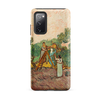 Women Picking Olives - Vincent Van Gogh Samsung Case, Galaxy S20 Fe / Matte, Smartphone Case Gogh-style Painting Women Olives
