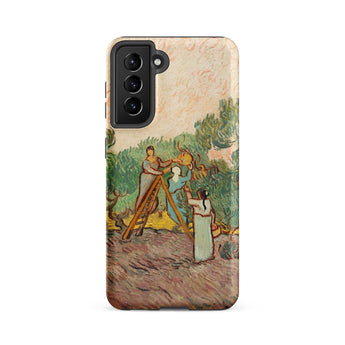 Women Picking Olives - Vincent Van Gogh Samsung Case, Galaxy S21 Fe / Matte, Phone Case Classic Painting