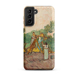 Women Picking Olives - Vincent Van Gogh Samsung Case, Galaxy S21 Plus / Matte, Smartphone Case Gogh Painting Women Olives