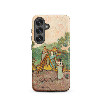 Women Picking Olives - Vincent Van Gogh Samsung Case, Galaxy S25 / Matte, Smartphone Case Gogh’s Olive Pickers Painting