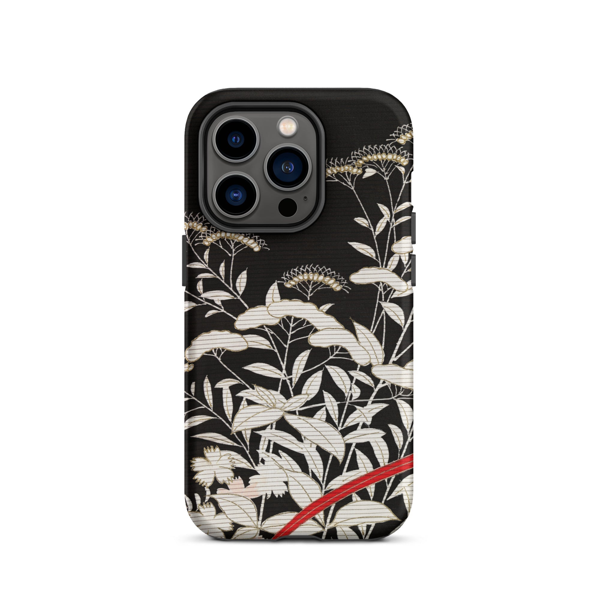 Women’s Kimono with Autumn Plants Iphone Case, 14 Pro / Matte, Floral-patterned Phone Case
