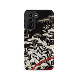 Women’s Kimono with Autumn Plants Phone Case, Samsung Galaxy S21 / Matte, Mobile Cases, Toby Leon