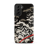 Women’s Kimono with Autumn Plants Phone Case, Samsung Galaxy S21 Plus / Matte, Mobile Cases, Toby Leon
