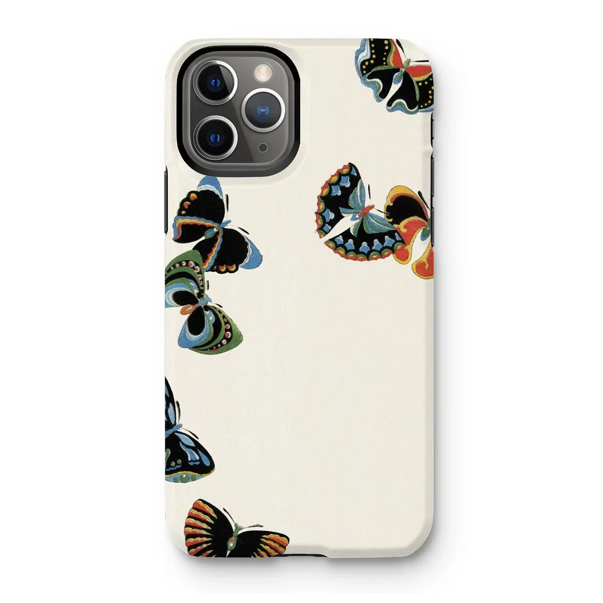 Woodblock Butterflies - Kamisaka Sekka Iphone Case, 11 Pro / Matte, Iphone Case Butterfly Pattern Design