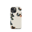 Woodblock Butterflies Kamisaka Sekka Iphone Case, 13 Mini / Matte, Butterfly Patterned Phone Case