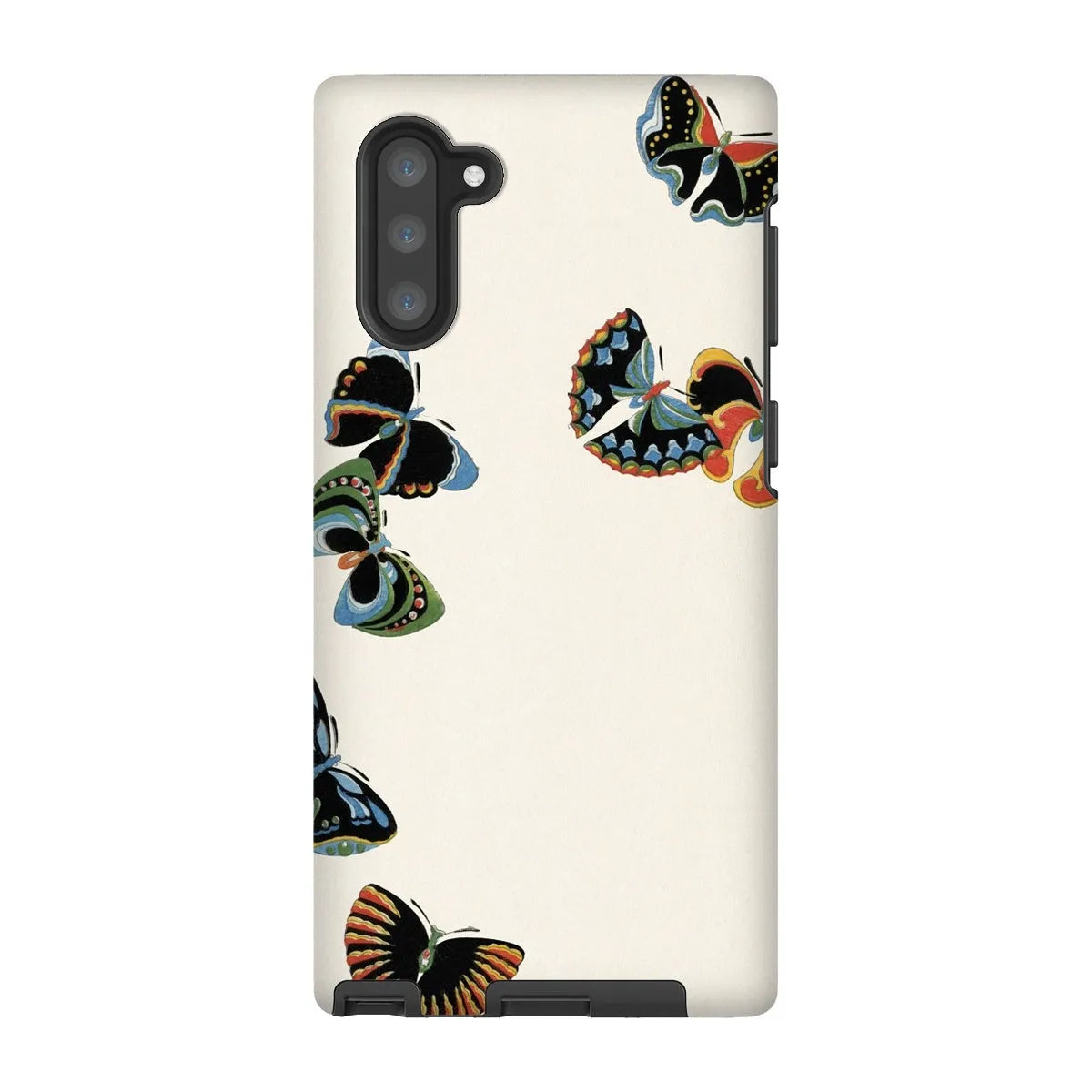 Woodblock Butterflies - Kamisaka Sekka Meiji Art Phone Case - Samsung Galaxy Note 10 / Matte - Mobile Phone Cases