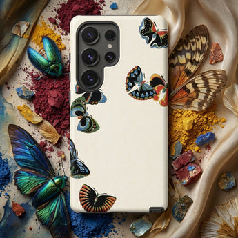 Woodblock Butterflies - Kamisaka Sekka Phone Case, Mobile Cases, Toby Leon