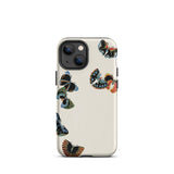 Woodblock Butterflies - Kamisaka Sekka Phone Case Iphone 13 Mini / Matte Butterfly-patterned Sekka’s, Meiji Mobile Cases