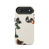 Woodblock Butterflies - Kamisaka Sekka Phone Case Iphone 17 Air / Matte Google Pixel 7a Phone Case Butterfly Design White Kamisaka Sekka’s