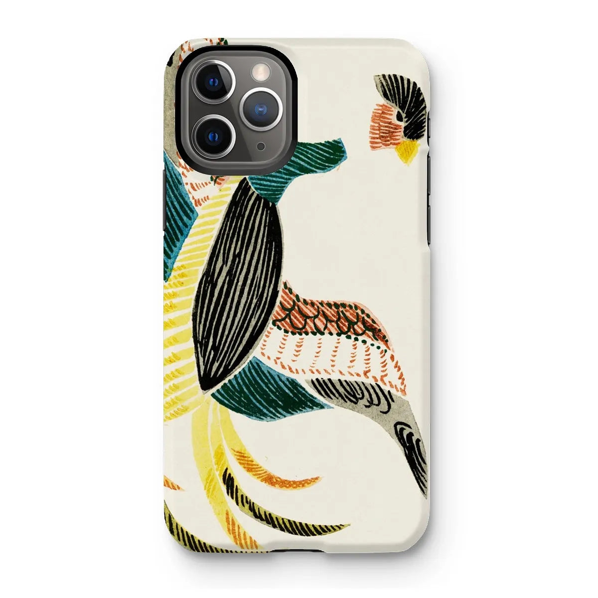 Woodblock Crane - Japanese Bird Phone Case - Taguchi Tomoki - Iphone 11 Pro / Matte - Mobile Phone Cases - Aesthetic Art