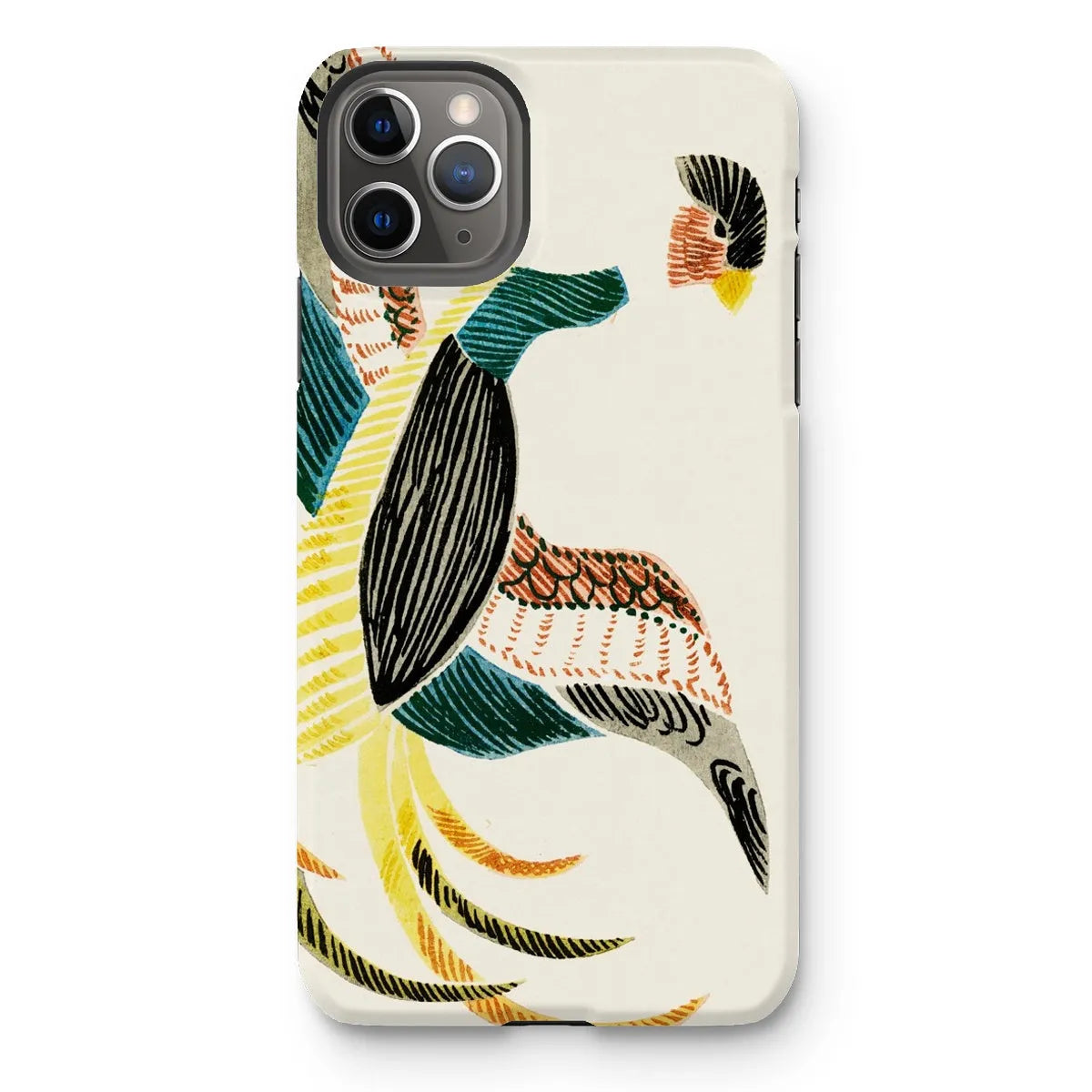 Woodblock Crane - Japanese Bird Phone Case - Taguchi Tomoki - Iphone 11 Pro Max / Matte - Mobile Phone Cases