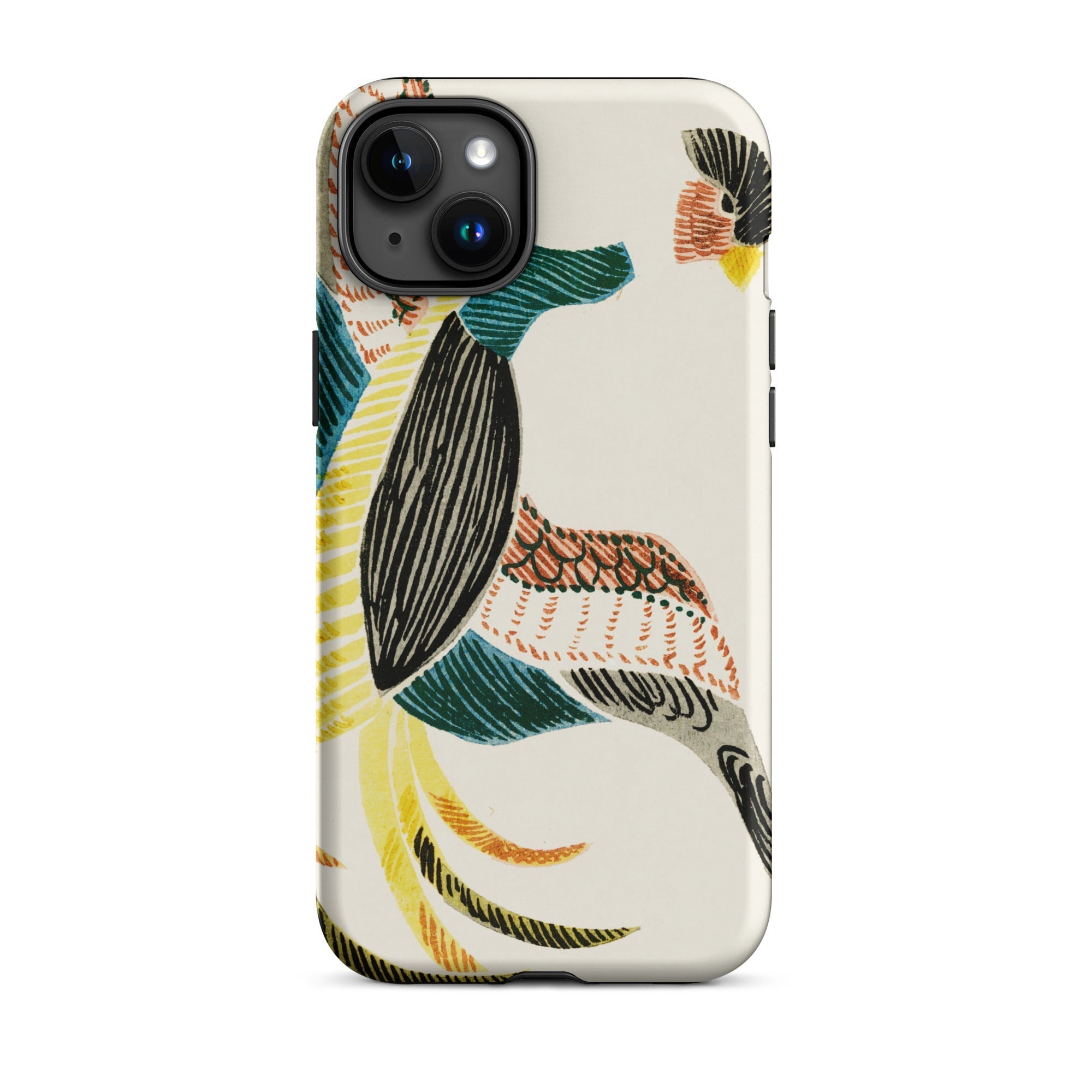 Woodblock Crane Taguchi Tomoki Bird Iphone Case, 15 Plus / Matte, Bird Patterned Phone Case