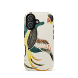 Woodblock Crane - Taguchi Tomoki Bird Phone Case Iphone 17 / Matte Iphone 12 Case Colorful Bird Design Matte Finish Taguchi Tomoki