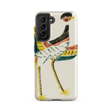 Woodblock Crane - Taguchi Tomoki Bird Phone Case, Samsung Galaxy S21 Fe / Matte, Mobile Cases, Toby Leon