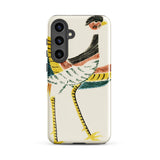 Woodblock Crane - Taguchi Tomoki Bird Phone Case, Samsung Galaxy S24 Plus / Gloss, Mobile Cases, Toby Leon