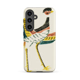 Woodblock Crane - Taguchi Tomoki Bird Phone Case, Samsung Galaxy S24 Plus / Matte, Mobile Cases, Toby Leon
