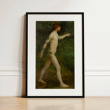 A Woodland Bather - Henry Scott Tuke Art Print / Canvas, 12x18’’ / 31x46cm / Black Frame / Matboard, Posters Prints & Visual Artwork, Toby