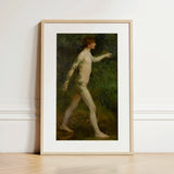 A Woodland Bather - Henry Scott Tuke Art Print / Canvas, 12x18’’ / 31x46cm / Natural Frame / Matboard, Posters Prints & Visual Artwork,