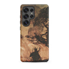 Wotan Looks Back at Brunnhilde Arthur Rackham Samsung Case, Galaxy S25 Ultra / Matte, Phone Case Painterly Depiction Hooded Figure Tree