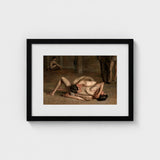 Wrestlers - Thomas Eakins Art Print / Canvas Eakins’s Holds, Oil Catches Two, Nude, Male, Athletes, Exact Moment Mastery, Collapse Trade