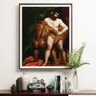 The Wrestlers - William Etty Homoerotic Art Print Posters Prints & Visual Artwork