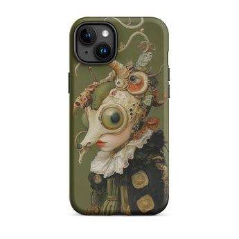 Xennie - Cute Baroque Alien Art Iphone Case, 15 Plus / Matte, Iphone Case Surreal Art