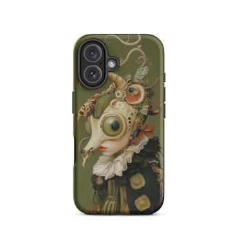 Xennie - Cute Baroque Alien Art Iphone Case, 16 / Matte, Phone Case Surreal Art