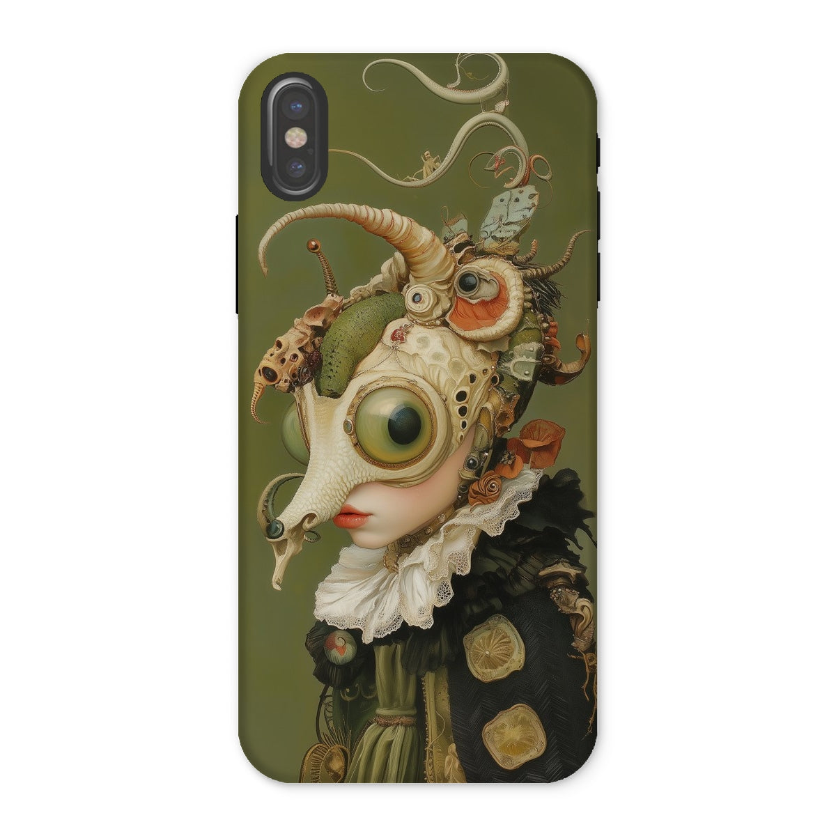 Xennie - Cute Baroque Alien Art Iphone Case - x / Matte