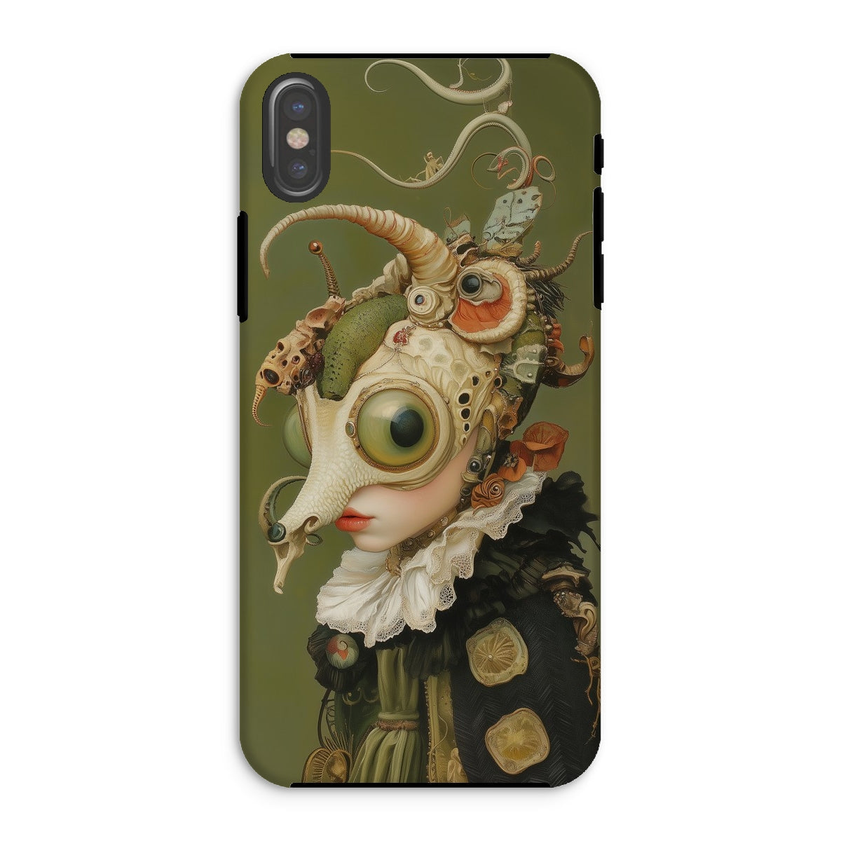 Xennie - Cute Baroque Alien Art Iphone Case - Xs / Matte