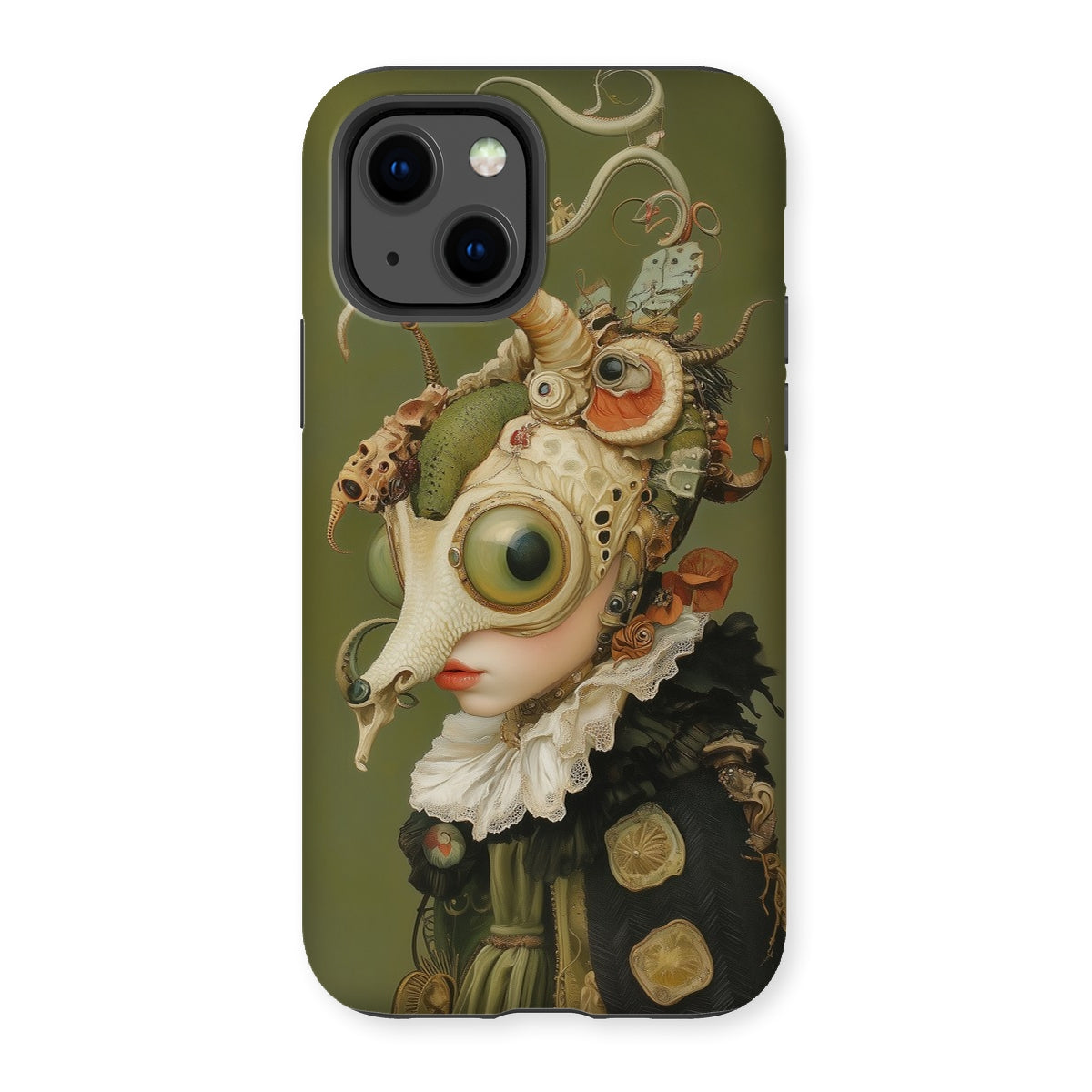 Xennie - Cute Baroque Alien Art Iphone Case - 13 / Matte