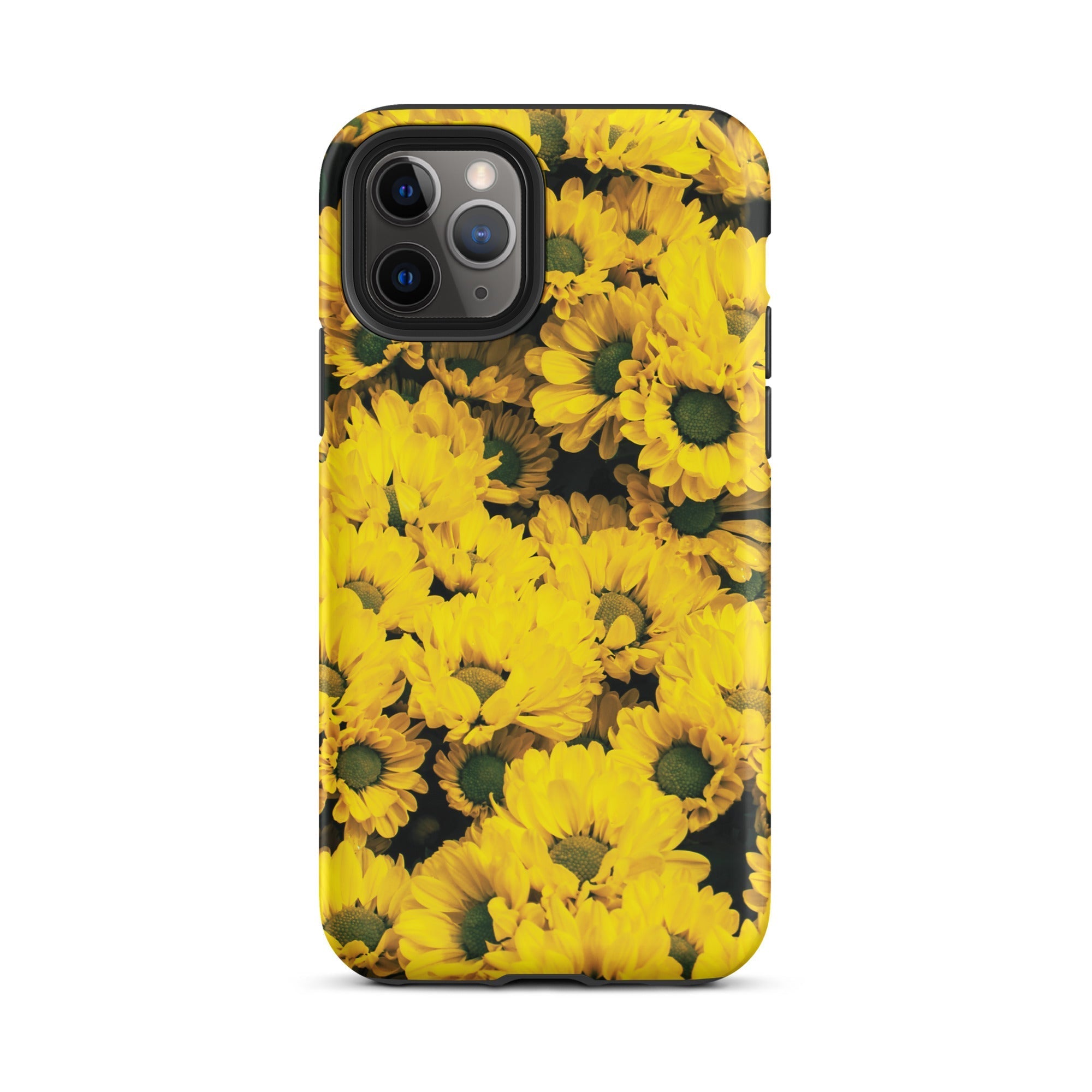 Yellow Brick Road Chrysanthemum Iphone Case, 11 Pro / Matte, Yellow Floral Iphone Case