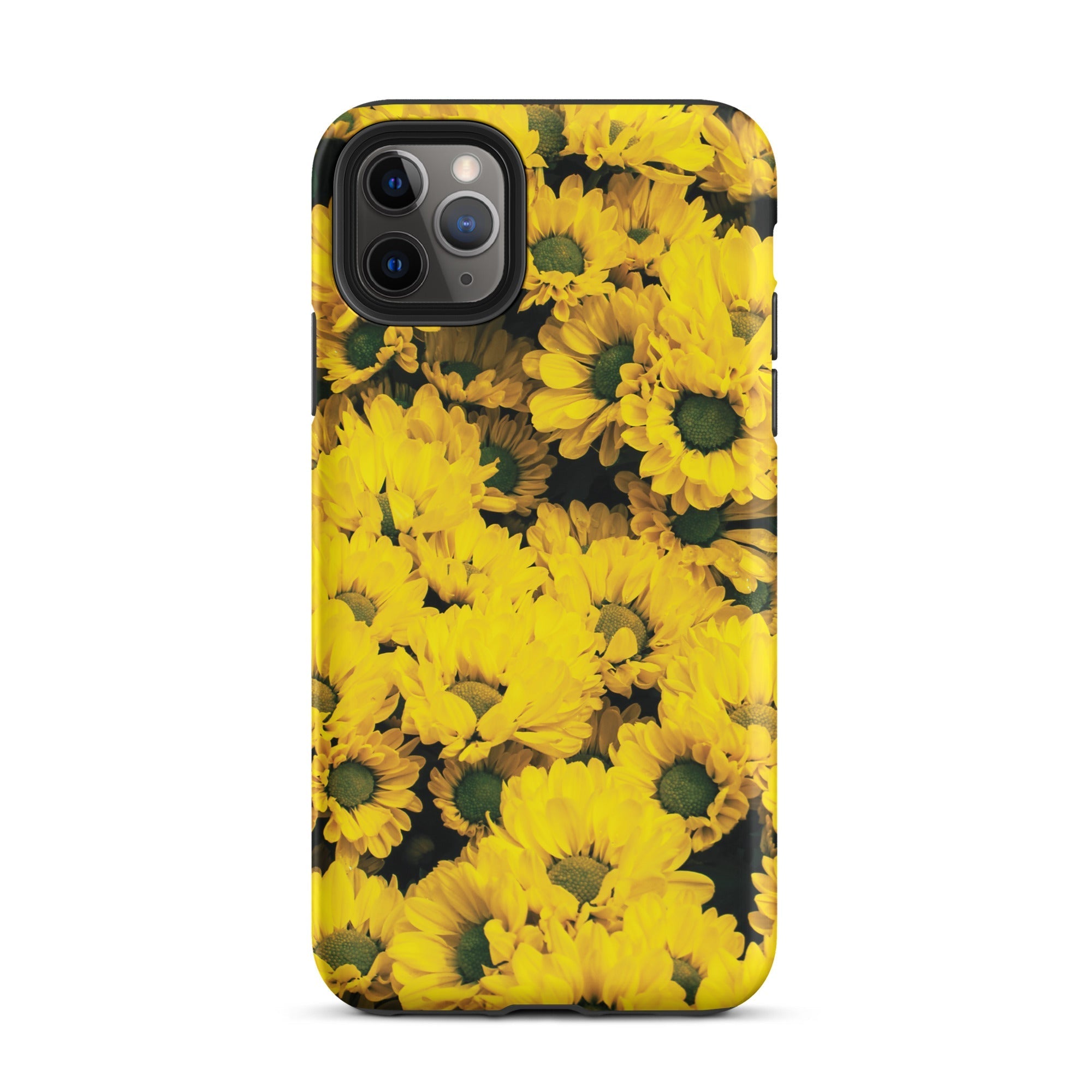 Yellow Brick Road Chrysanthemum Iphone Case, 11 Pro Max / Matte, Yellow Floral Iphone Case