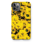 Yellow Brick Road - Chrysanthemum Iphone Case, 11 Pro Max / Matte, Iphone Case Vibrant Yellow Sunflower Pattern