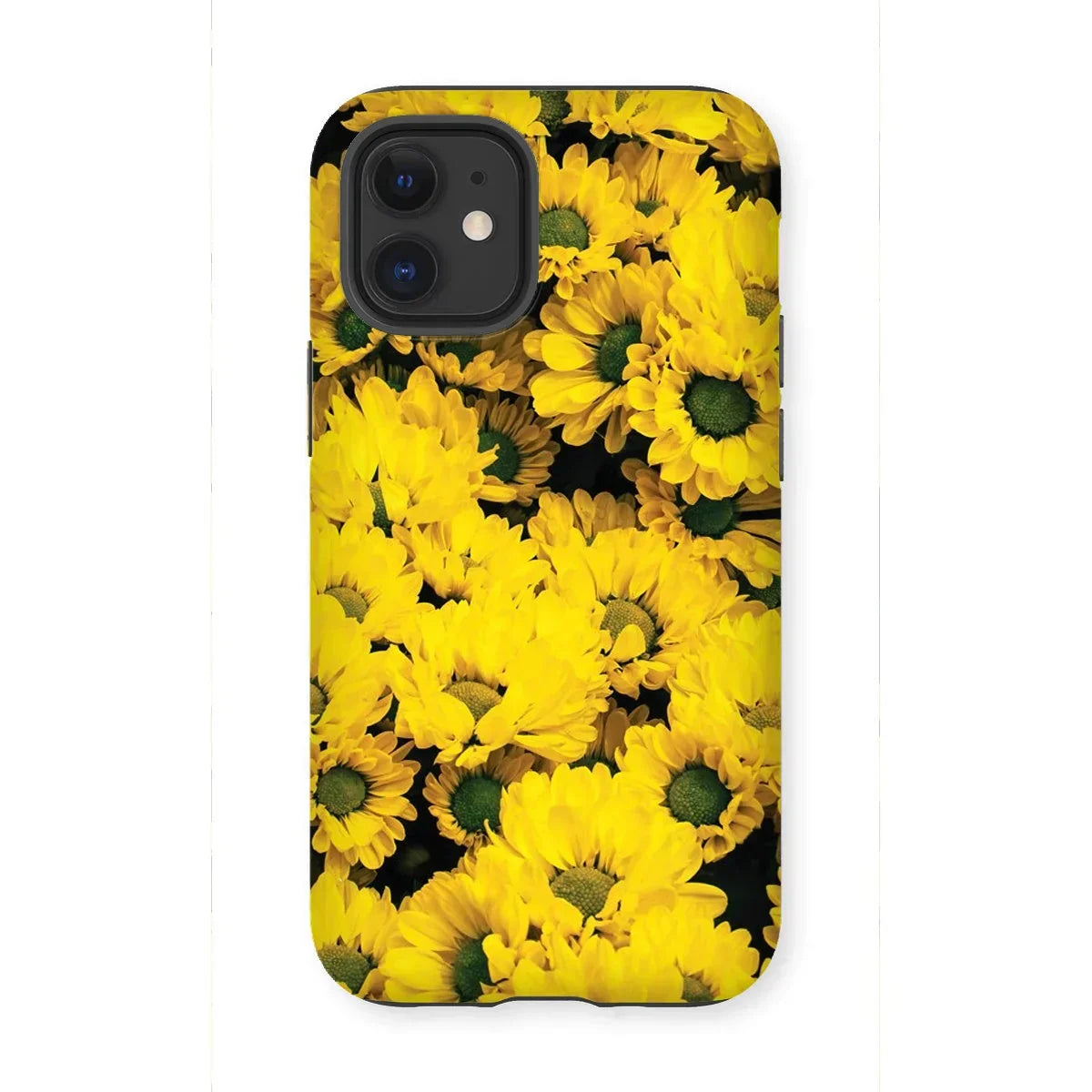 Yellow Brick Road - Chrysanthemum Iphone Case, 12 Mini / Matte, Iphone Case Bright Yellow Sunflower Pattern