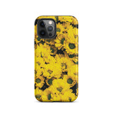 Yellow Brick Road - Chrysanthemum Iphone Case, 12 Pro / Matte, Yellow Floral Phone Case