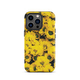 Yellow Brick Road - Chrysanthemum Iphone Case, 13 Pro / Matte, Yellow Floral Iphone Case