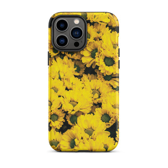 Yellow Brick Road - Chrysanthemum Iphone Case, 13 Pro Max / Matte, Yellow Floral Phone Case