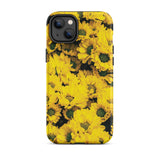 Yellow Brick Road - Chrysanthemum Iphone Case, 14 Plus / Matte, Yellow Floral Iphone Case