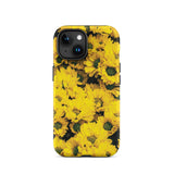 Yellow Brick Road - Chrysanthemum Iphone Case, 15 / Matte, Yellow Floral Iphone Case