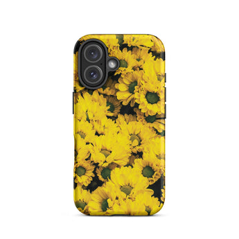 Yellow Brick Road - Chrysanthemum Iphone Case, 16 / Matte, Yellow Floral Phone Case