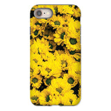 Yellow Brick Road - Chrysanthemum Iphone Case, 8 / Matte, Phone Case Vibrant Pattern Yellow Daisies Sunflowers