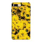 Yellow Brick Road Chrysanthemum Iphone Case, 8 Plus / Matte, Phone Case Vibrant Yellow Sunflower Pattern