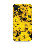 Yellow Brick Road - Chrysanthemum Iphone Case, Xr / Matte, Phone Case Vibrant Pattern Yellow Daisies Sunflowers
