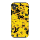 Yellow Brick Road - Chrysanthemum Iphone Case, Xs / Matte, Phone Case Vibrant Yellow Sunflower Pattern