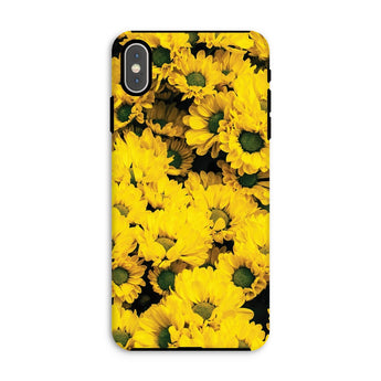 Yellow Brick Road - Chrysanthemum Iphone Case, Xs Max / Matte, Phone Case Vibrant Pattern Yellow Sunflowers