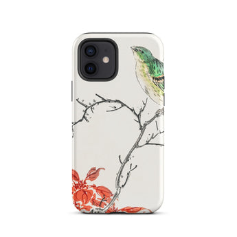 Yellow Bunting Bird - Numata Kashu Iphone Case, 12 / Matte, Bird-themed Iphone Case