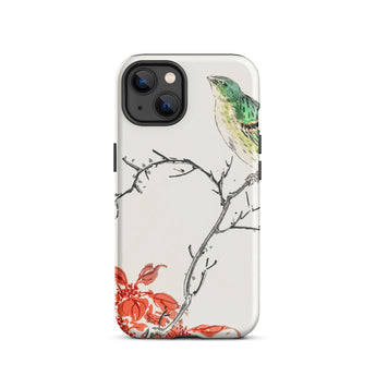Yellow Bunting Bird - Numata Kashu Iphone Case, 13 / Matte, Bird-themed Phone Case