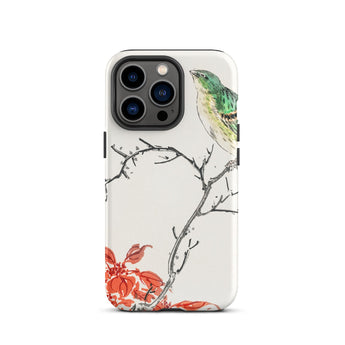 Yellow Bunting Bird - Numata Kashu Iphone Case, 13 Pro / Matte, Bird-themed Phone Case